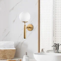 Wandlamp King Goud