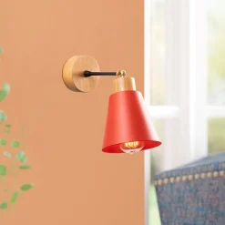 Wandlamp Manavgat Rood