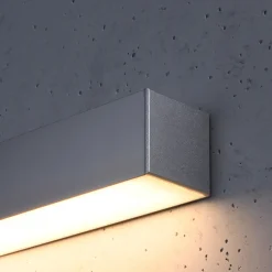 Wandlamp Pinne Grijs 3000K 90cm - Giga Meubel