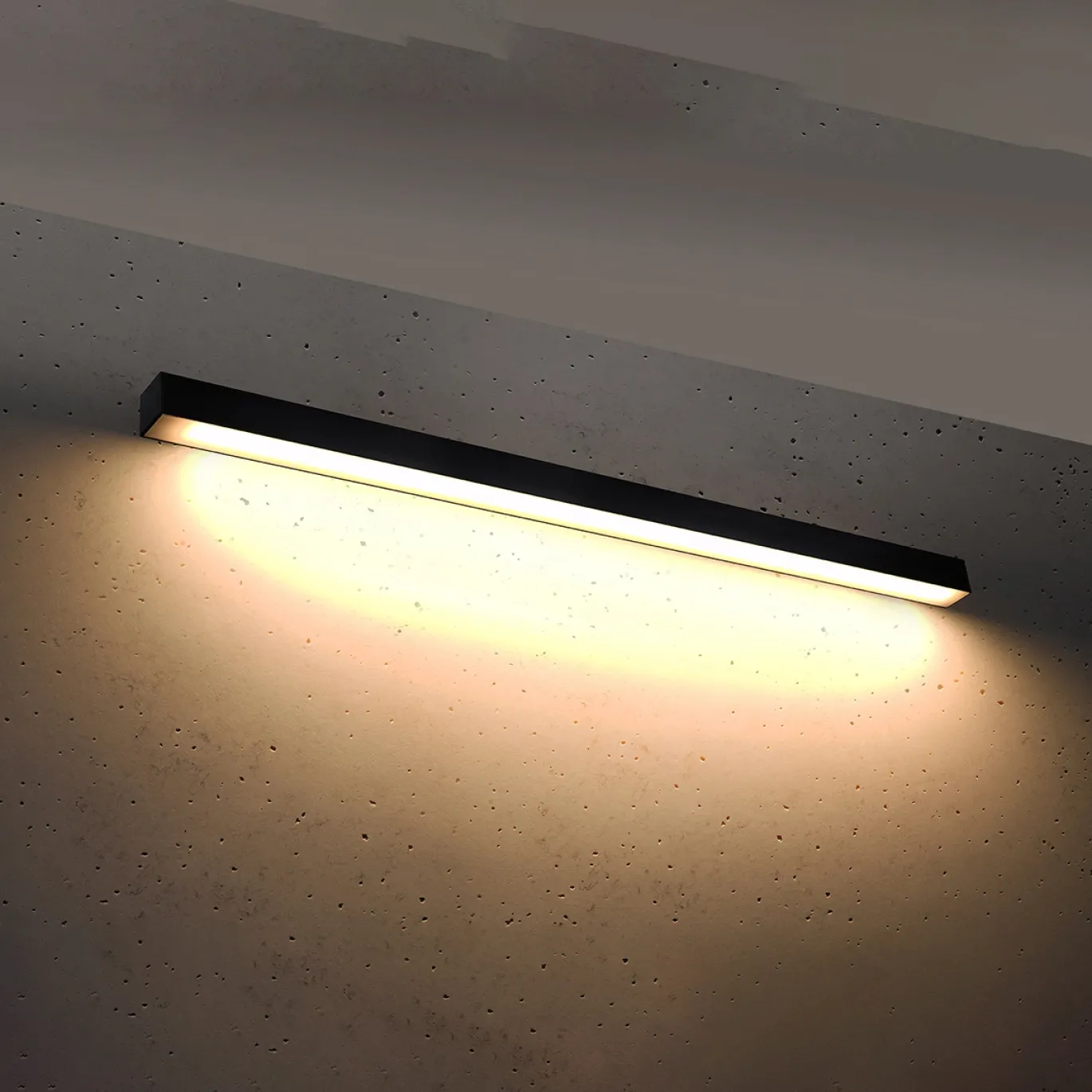 Wandlamp Pinne Zwart 3000K 118cm - Giga Meubel