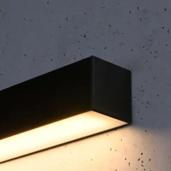 Wandlamp Pinne Zwart 3000K 118cm - Giga Meubel
