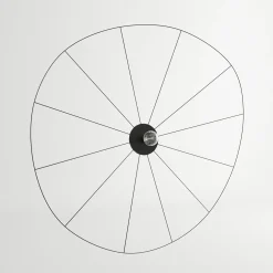 Wandlamp / Plafondlamp Eskola Zwart Ø70cm - Giga Meubel