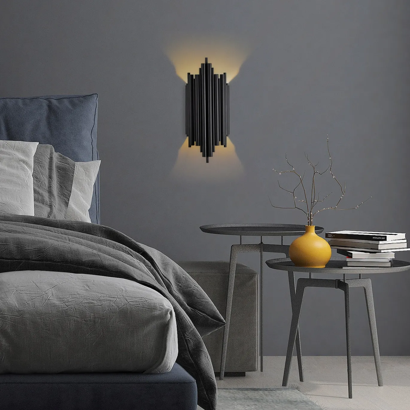 Wandlamp Reis Zwart