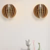 Wandlamp Sahip Walnoot