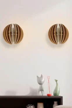 Wandlamp Sahip Walnoot
