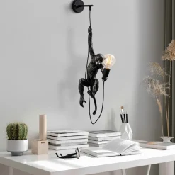 Wandlamp Singe Zwart