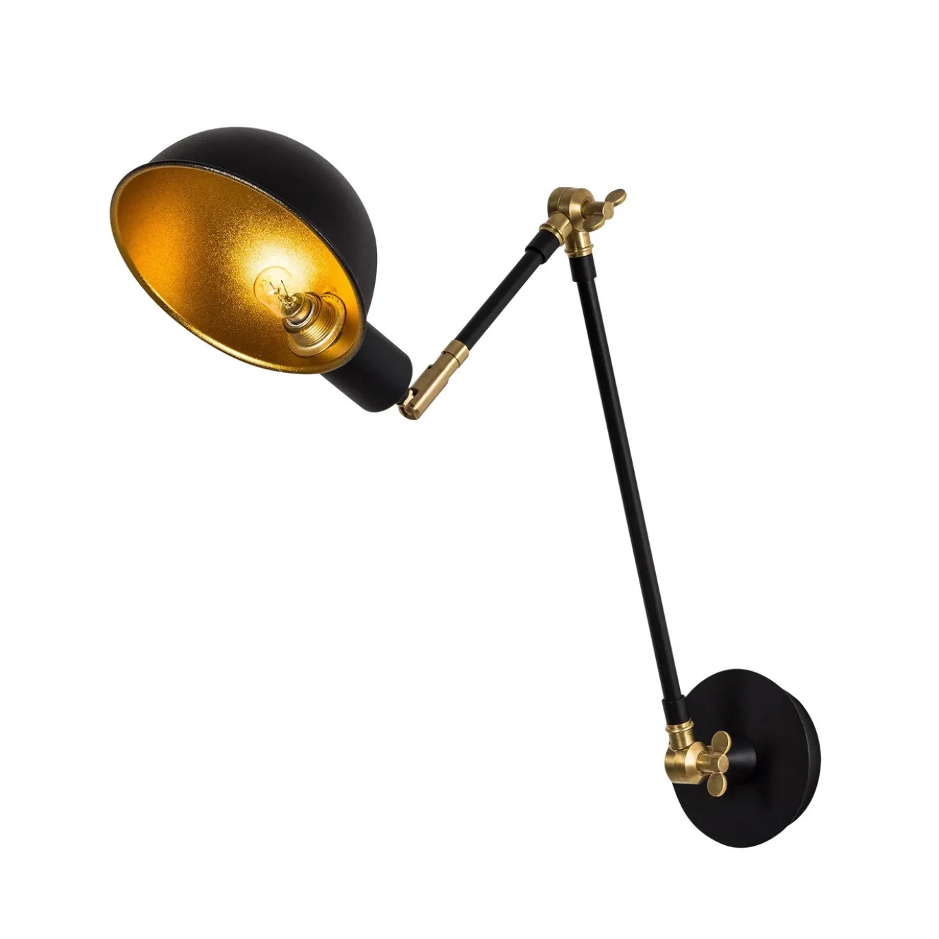 Wandlamp Sivani Zwart