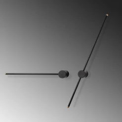 Wandlamp Sword Dual Zwart 91cm