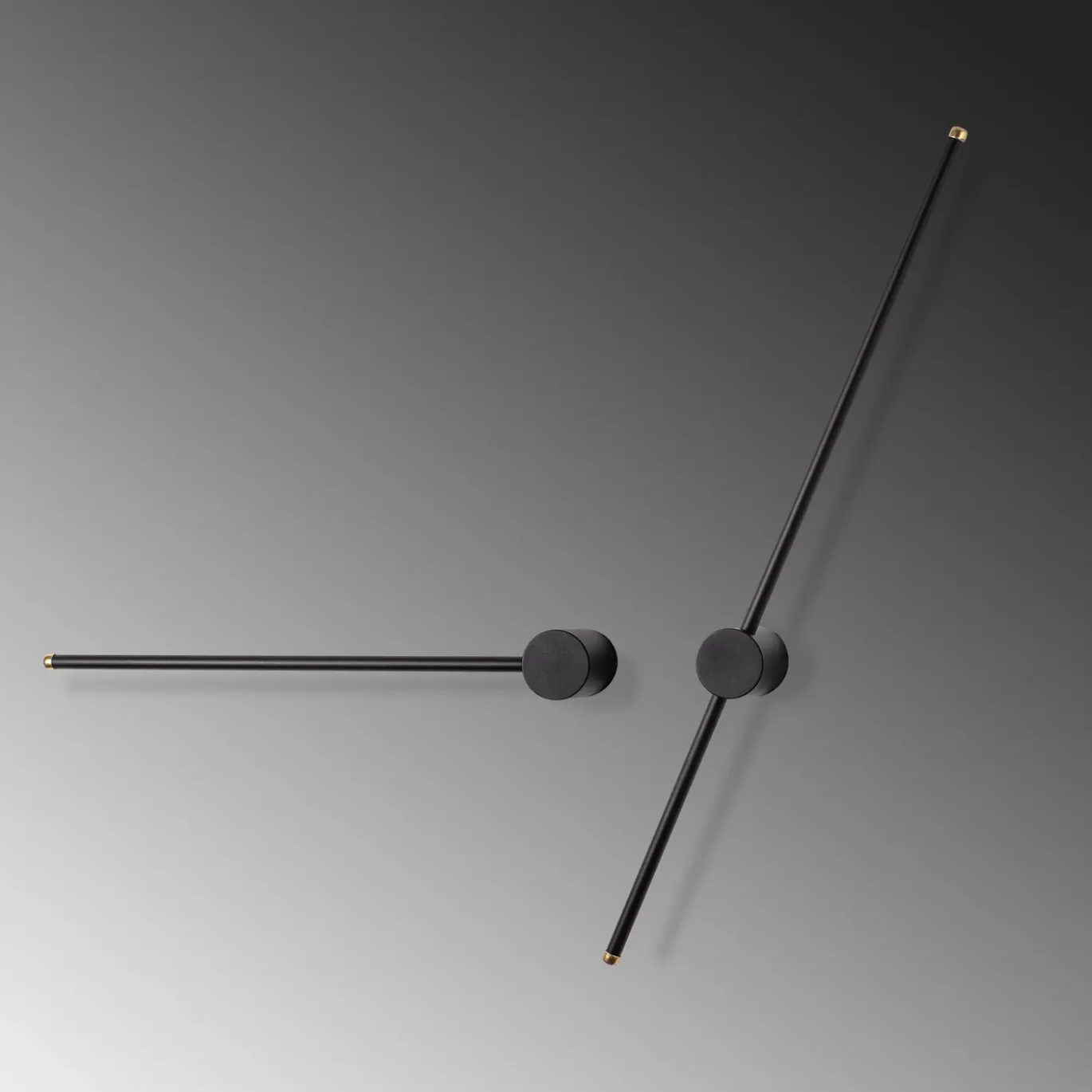 Wandlamp Sword Dual Zwart 91cm
