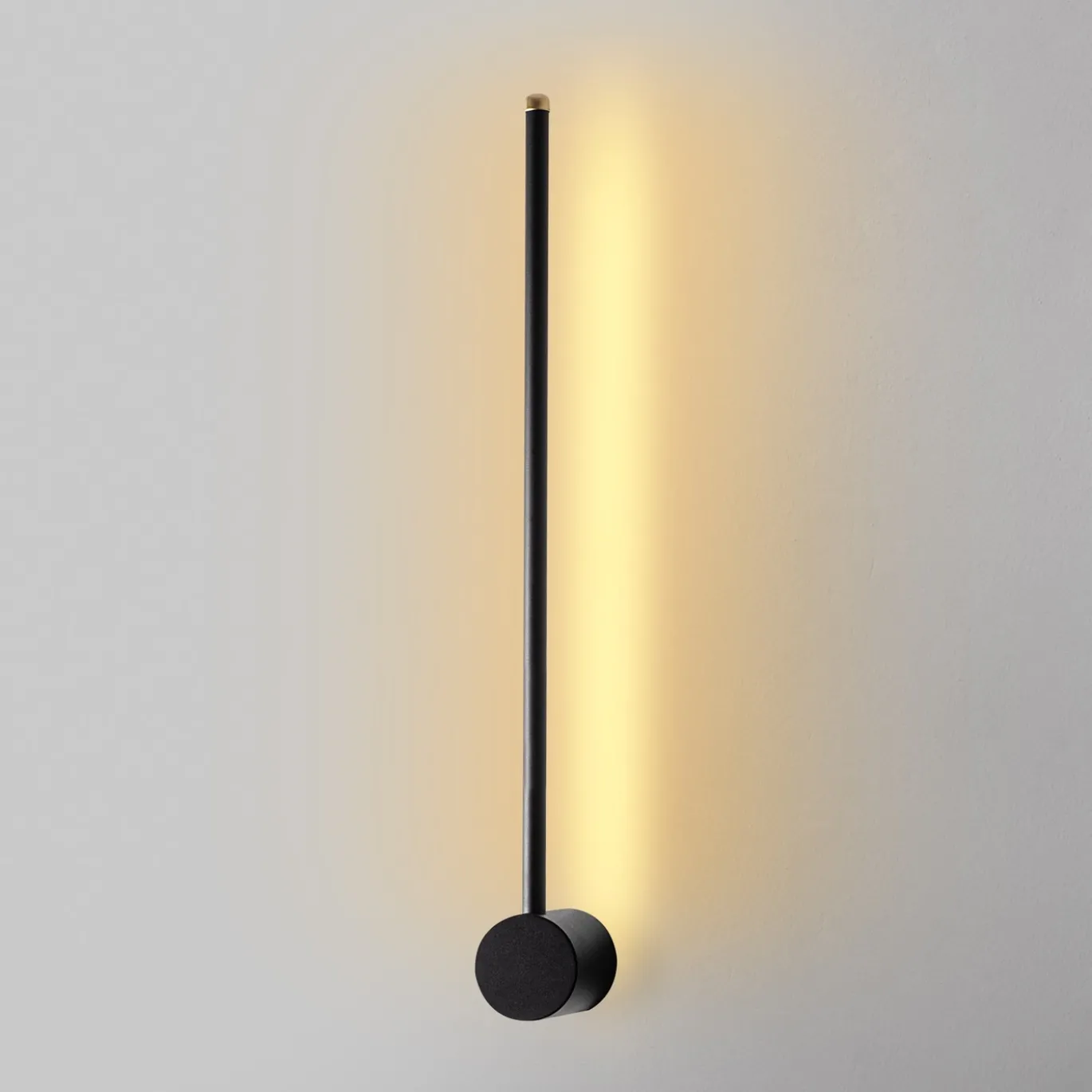 Wandlamp Sword Zwart 62cm