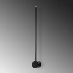 Wandlamp Sword Zwart 62cm