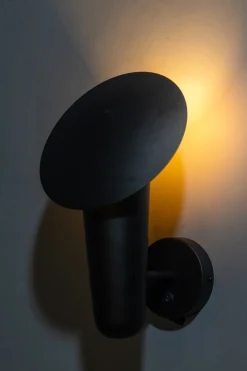 Wandlamp The Britt Zwart/Messing - Giga Meubel