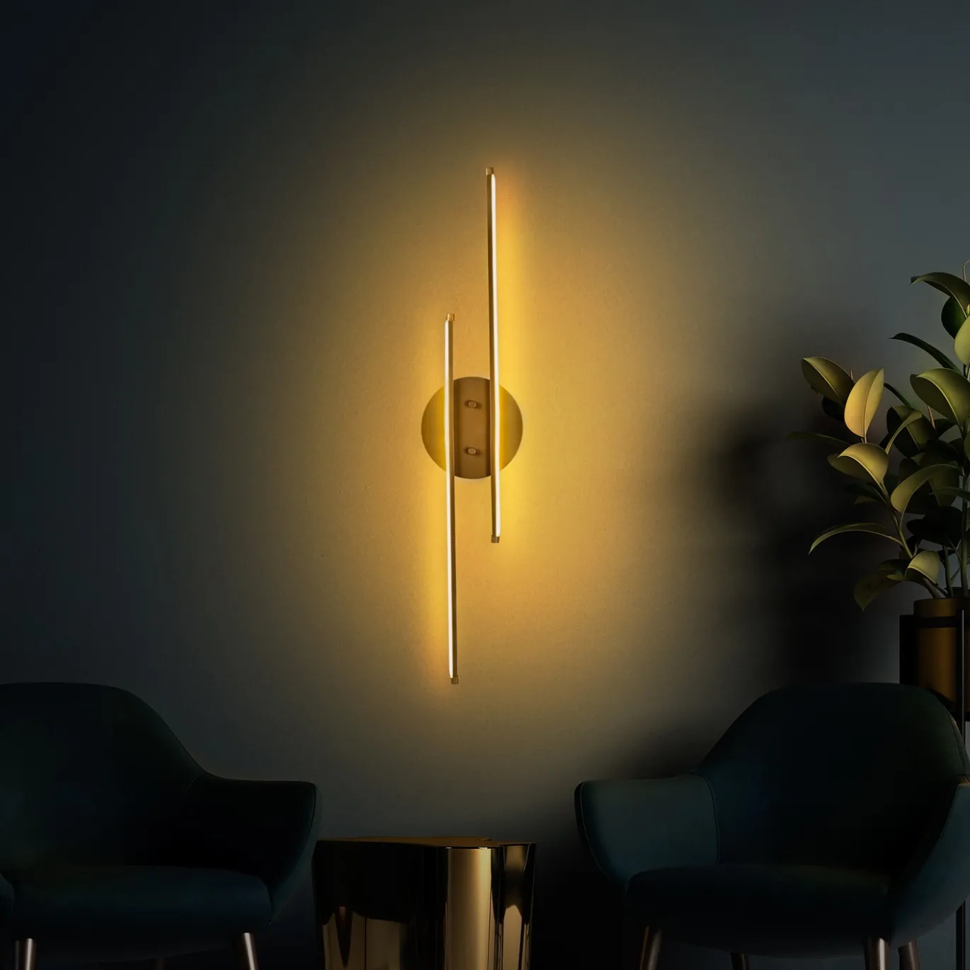 Wandlamp Umut Goud