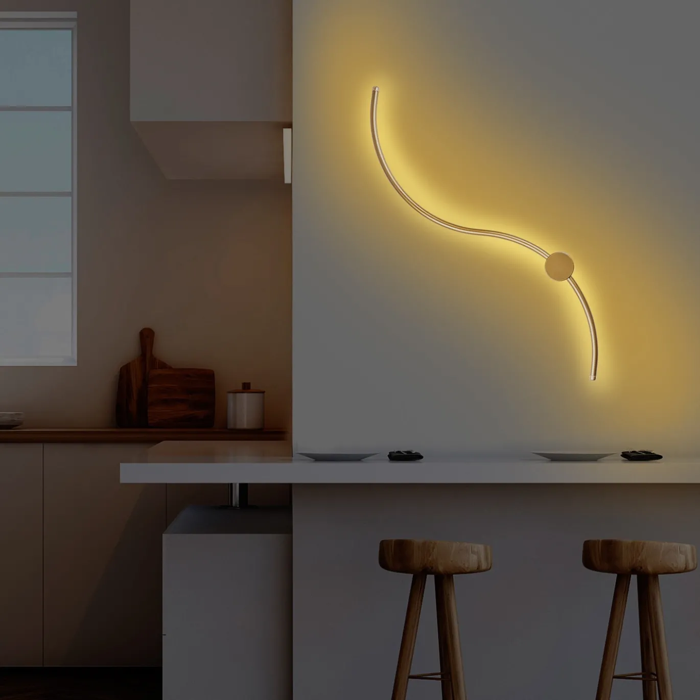 Wandlamp Uyan Goud