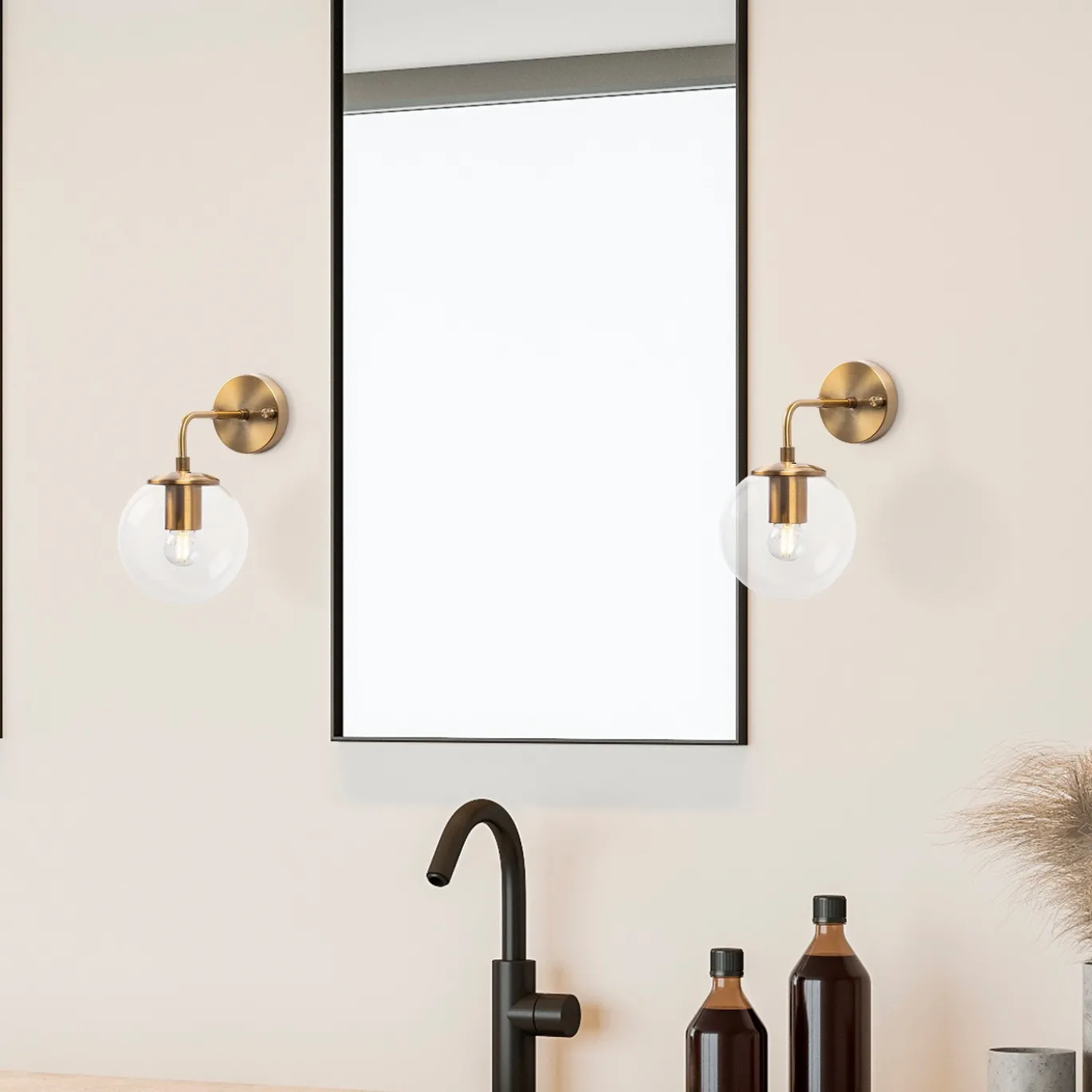 Wandlamp Viran Goud