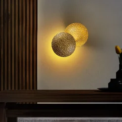 Wandlamp Yosma Cell Goud