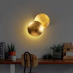 Wandlamp Yosma Vintage Goud