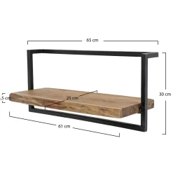 Wandplank Edge 65cm - Giga Meubel