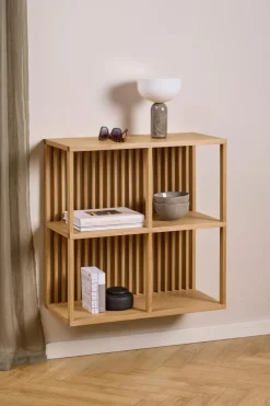 Wandplank Kairo Eiken 67x31x69 cm - Giga Living