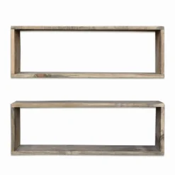 Wandplank Sjoerd Walnoot Set van 2