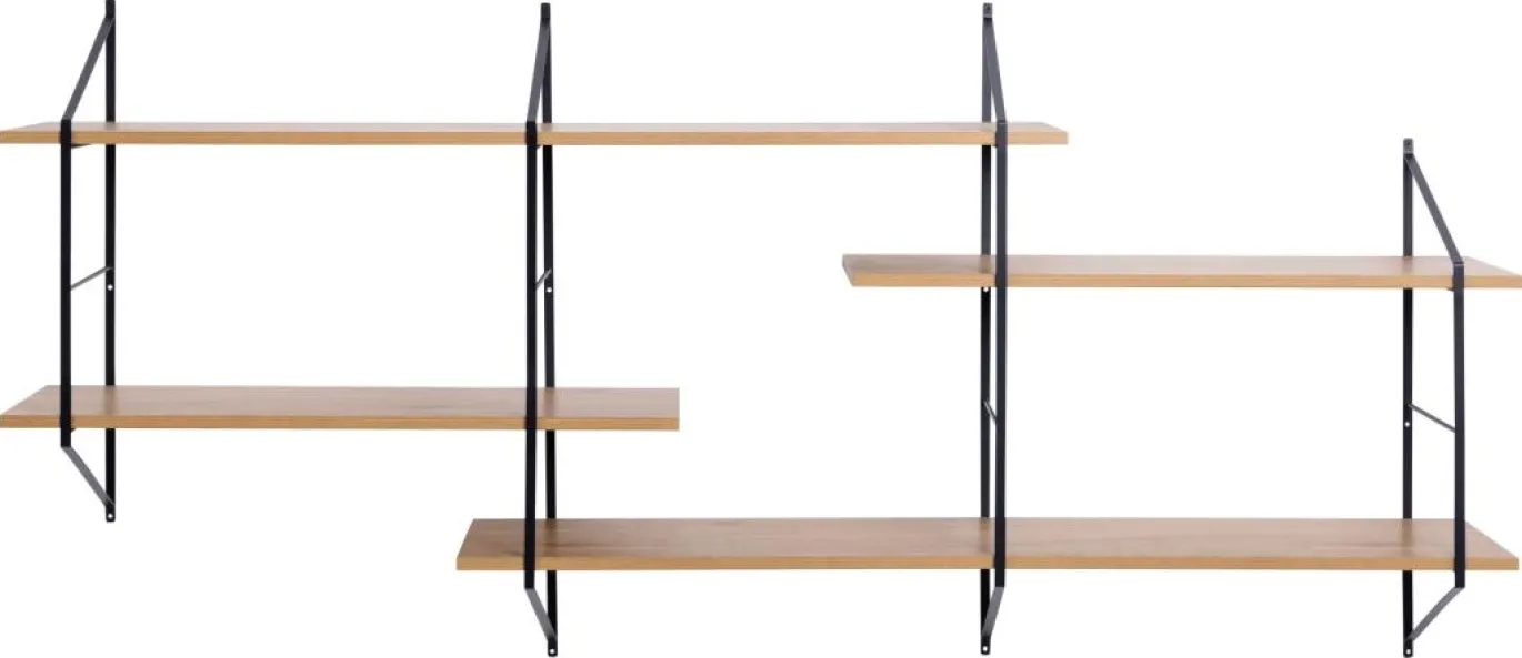 Wandplank Snolla Melamine Mat Wild Eiken 191cm - Giga Living