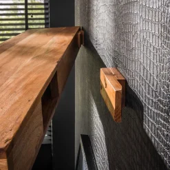 Wandplank Tree Acaciahout Naturel 100cm - Giga Meubel