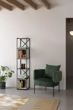 Wandrek Anya 180x36cm Zwart/Crème - Giga Meubel
