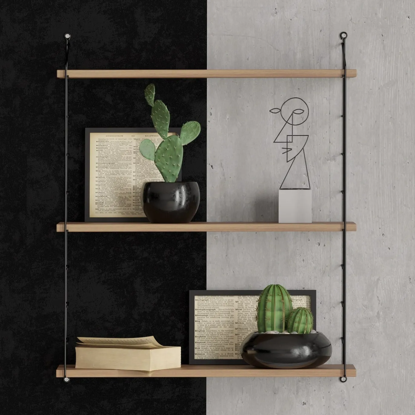 Wandschap Armoni Walnoot