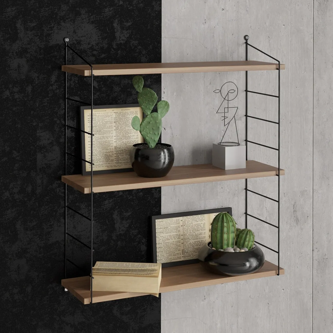 Wandschap Armoni Walnoot