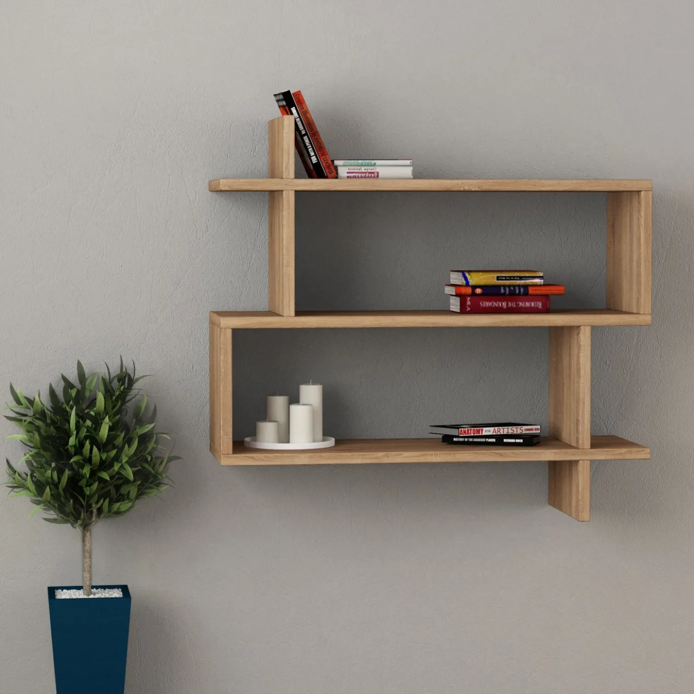 Wandschap Paralel Naturel