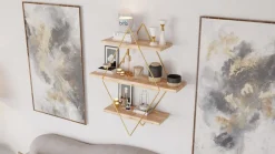 Wandschap Prizma Goud