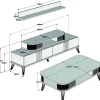 Woonkamer Meubel Set Ely Melamine Crème