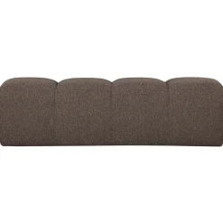 Woood Bankje Mojo 164cm Bouclé Bruin