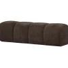 Woood Bankje Mojo 164cm Ribstof Bruin