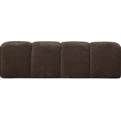 Woood Bankje Mojo 164cm Ribstof Bruin