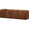 Woood Bankje Mojo 164cm Ribstof Roestbruin