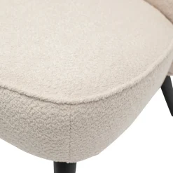 Woood Bankje Sara Bouclé Creme