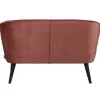 Woood Bankje Sara Velvet Bordeauxrood