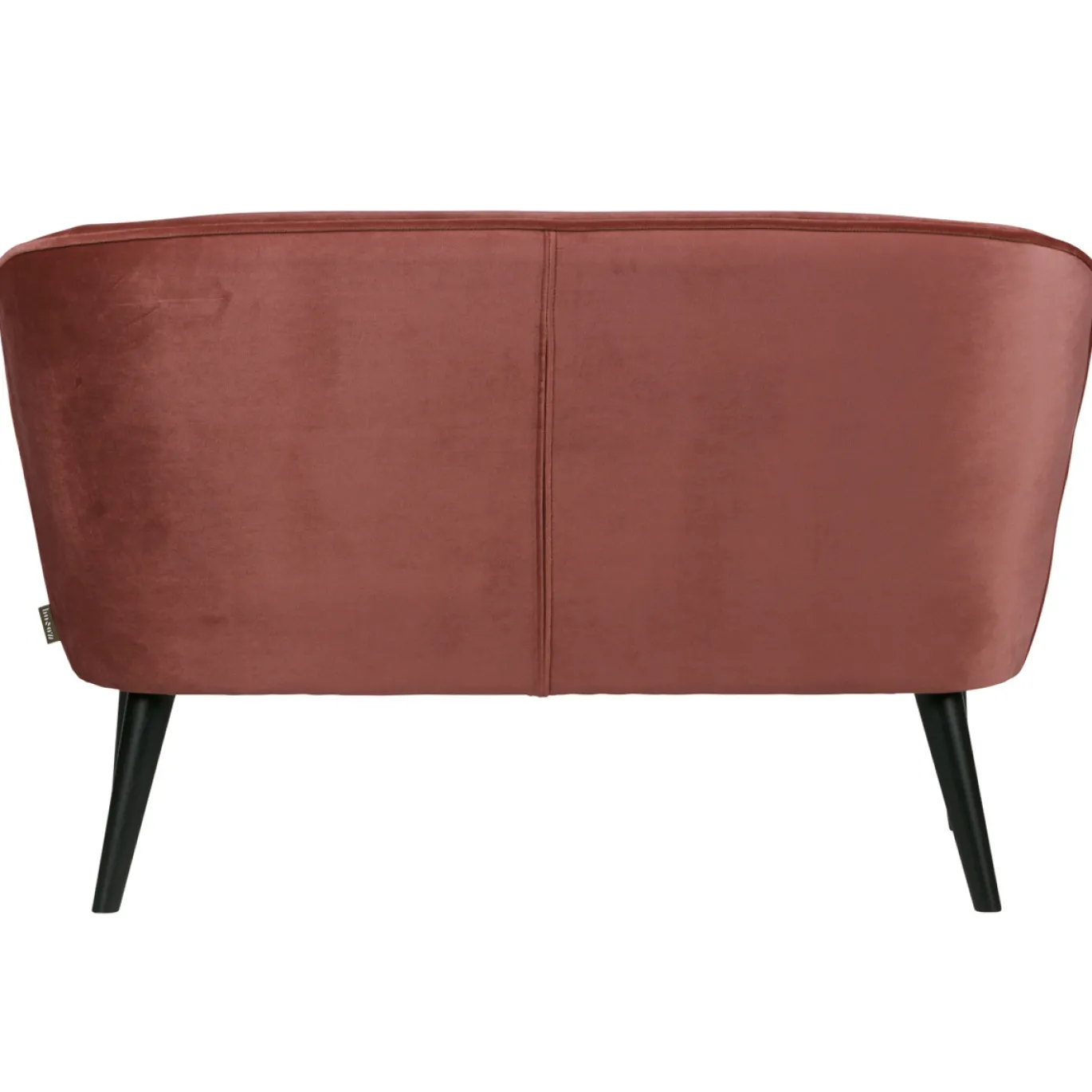 Woood Bankje Sara Velvet Bordeauxrood