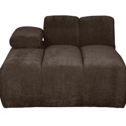 Woood Bank Mojo Element Chaise Longue Links Ribstof Bruin