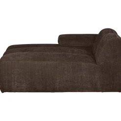 Woood Bank Mojo Element Chaise Longue Links Ribstof Bruin