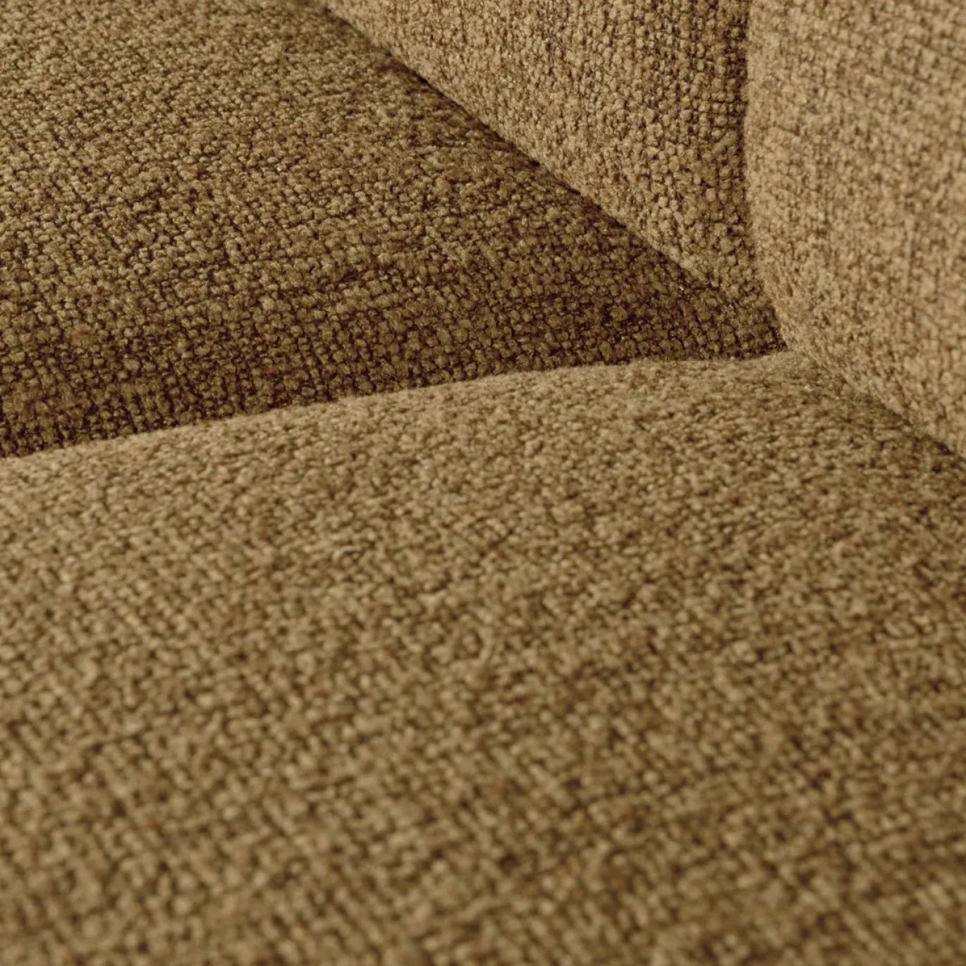 Woood Bank Mojo Element 1-Zits Bouclé Geel/Bruin