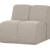 Woood Bank Mojo Element 1-Zits Bouclé Beige