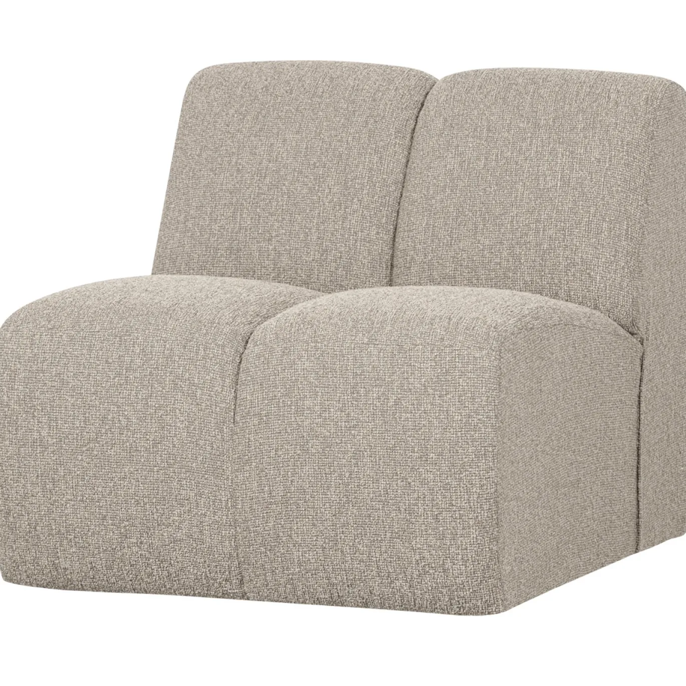 Woood Bank Mojo Element 1-Zits Bouclé Beige