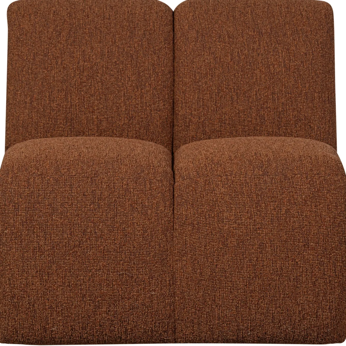 Woood Bank Mojo Element 1-Zits Bouclé Roestbruin