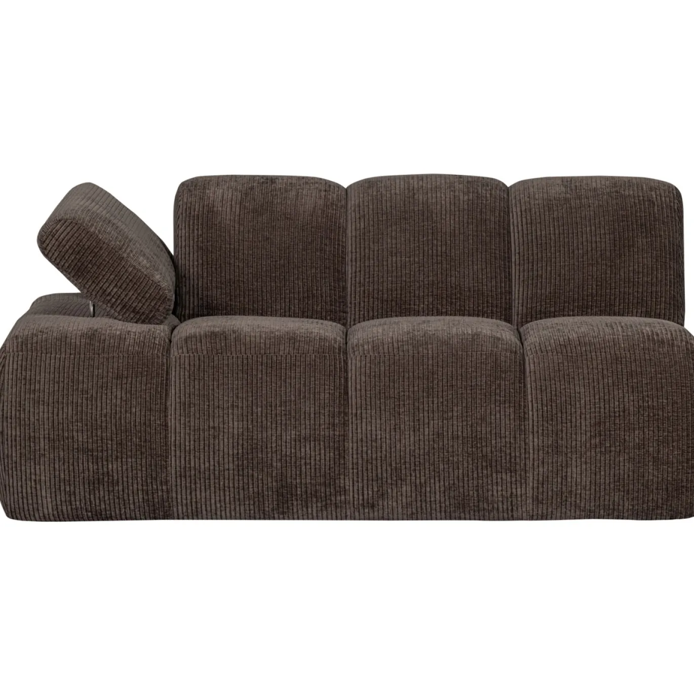 Woood Bank Mojo Element 1,5-Zits Links Ribstof Bruin