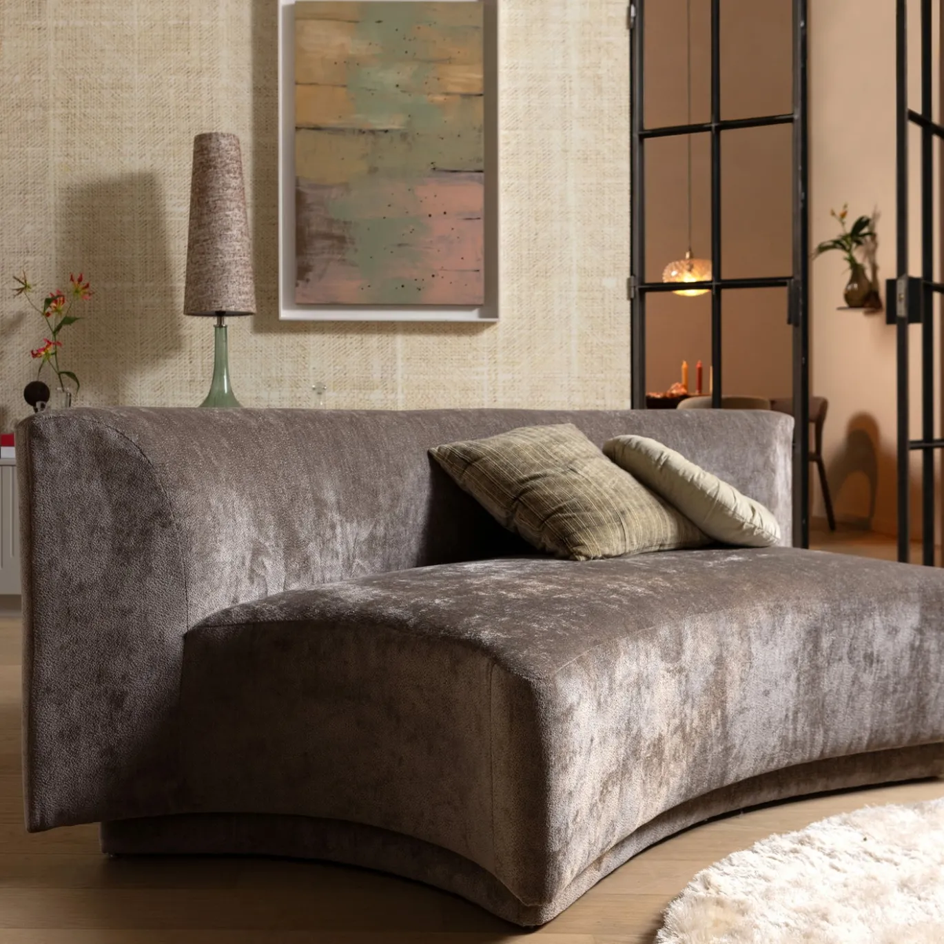Woood Bank Popular 2-Zits Taupe