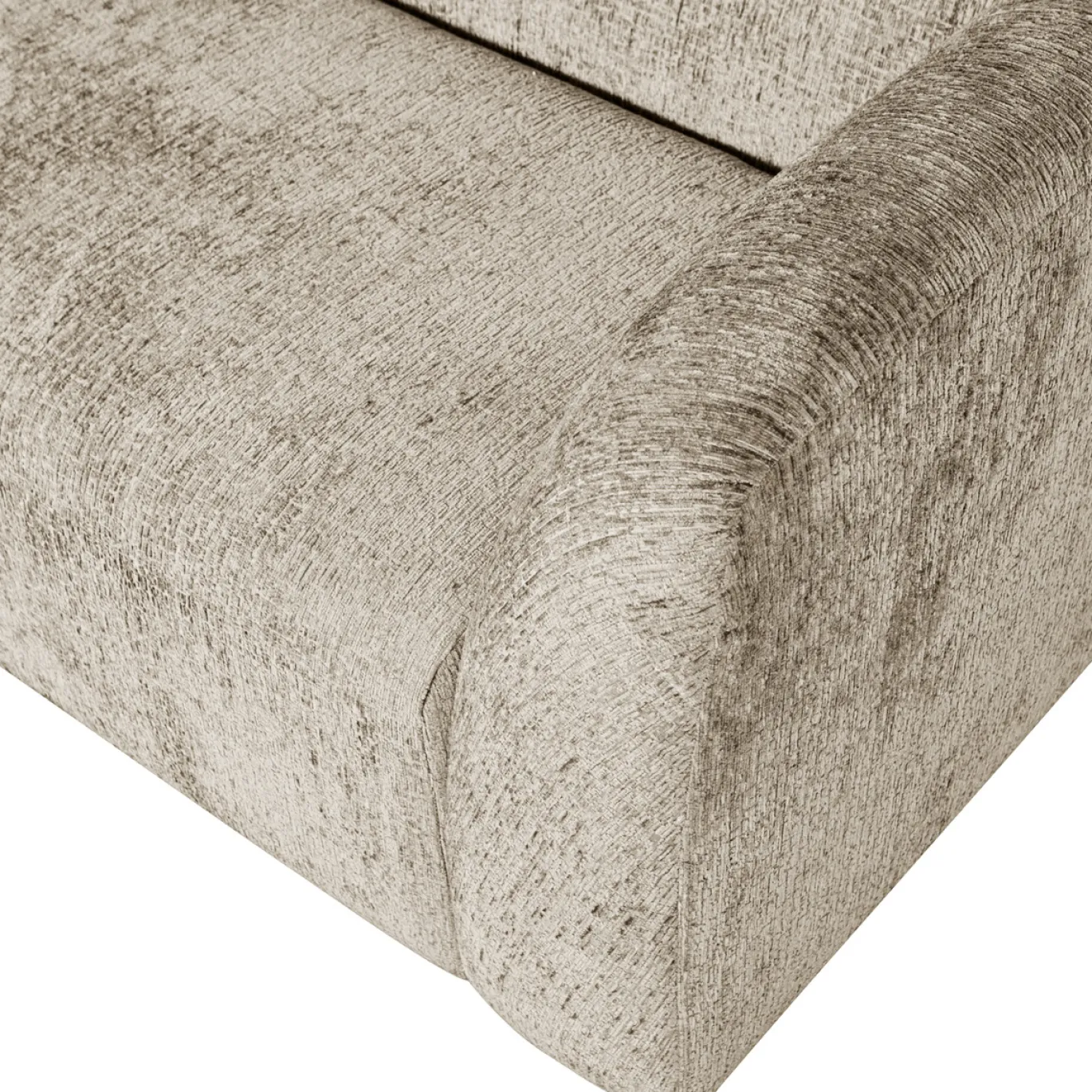 Woood Bank Sloping 3-Zits Velvet Wheatfield
