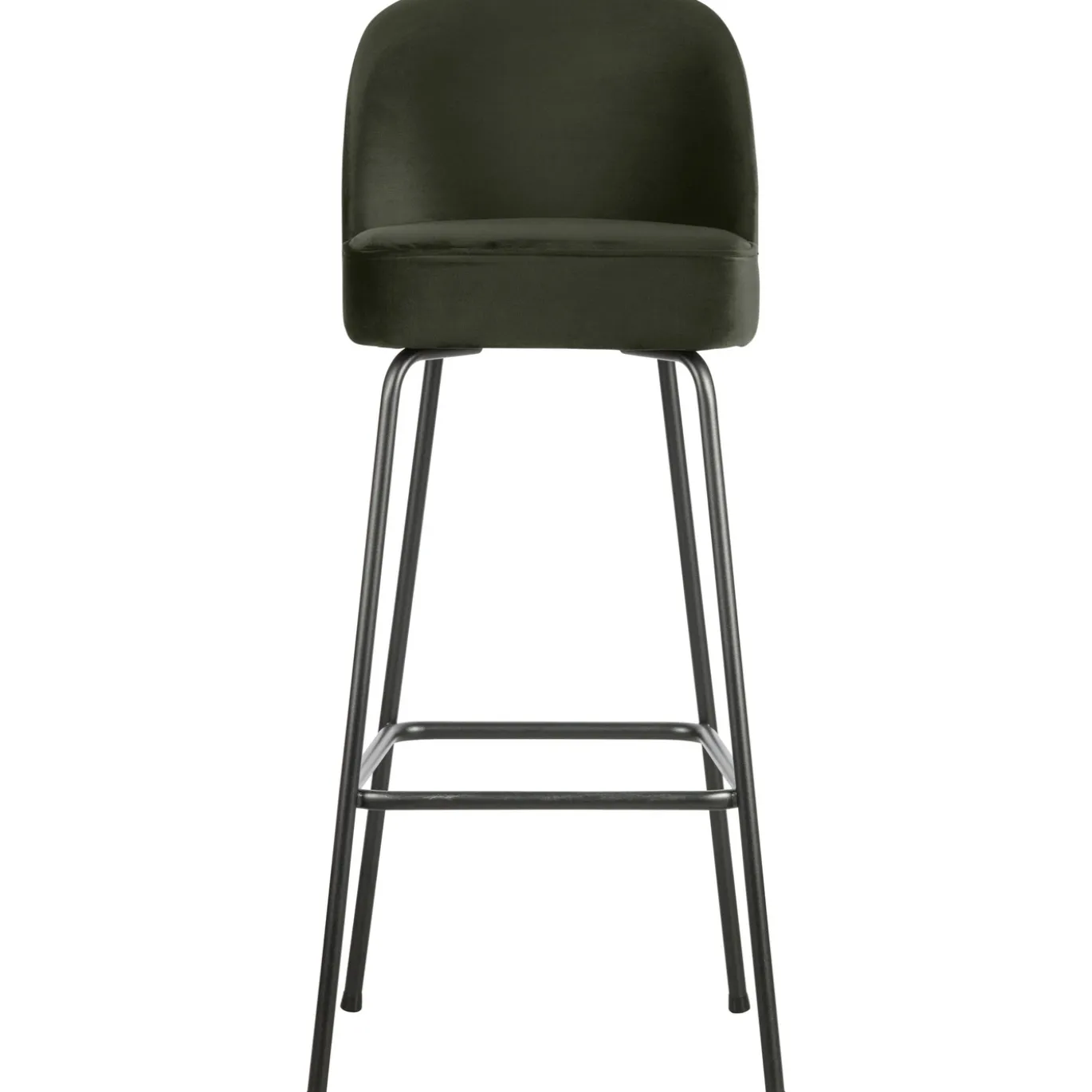 Woood Barstoel Vogue 80cm Fluweel Dark Green