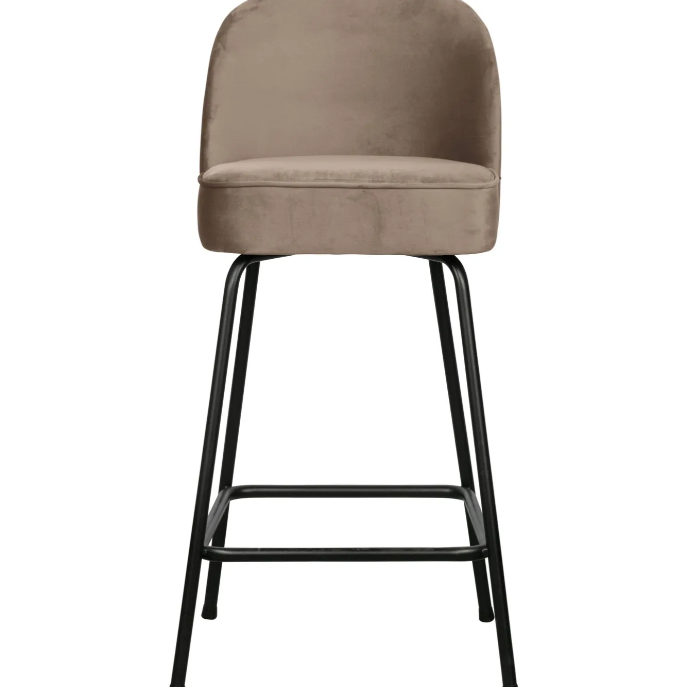 Woood Barstoel Vogue 65cm Fluweel Khaki